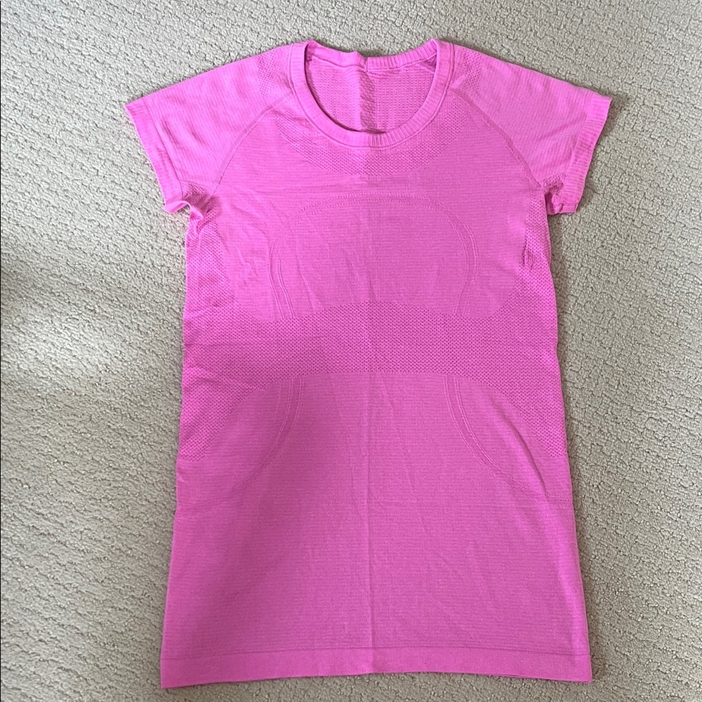 lululemon athletica Pink Short Sleeve Tee